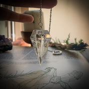 Clear Quartz Crystal Pendulum