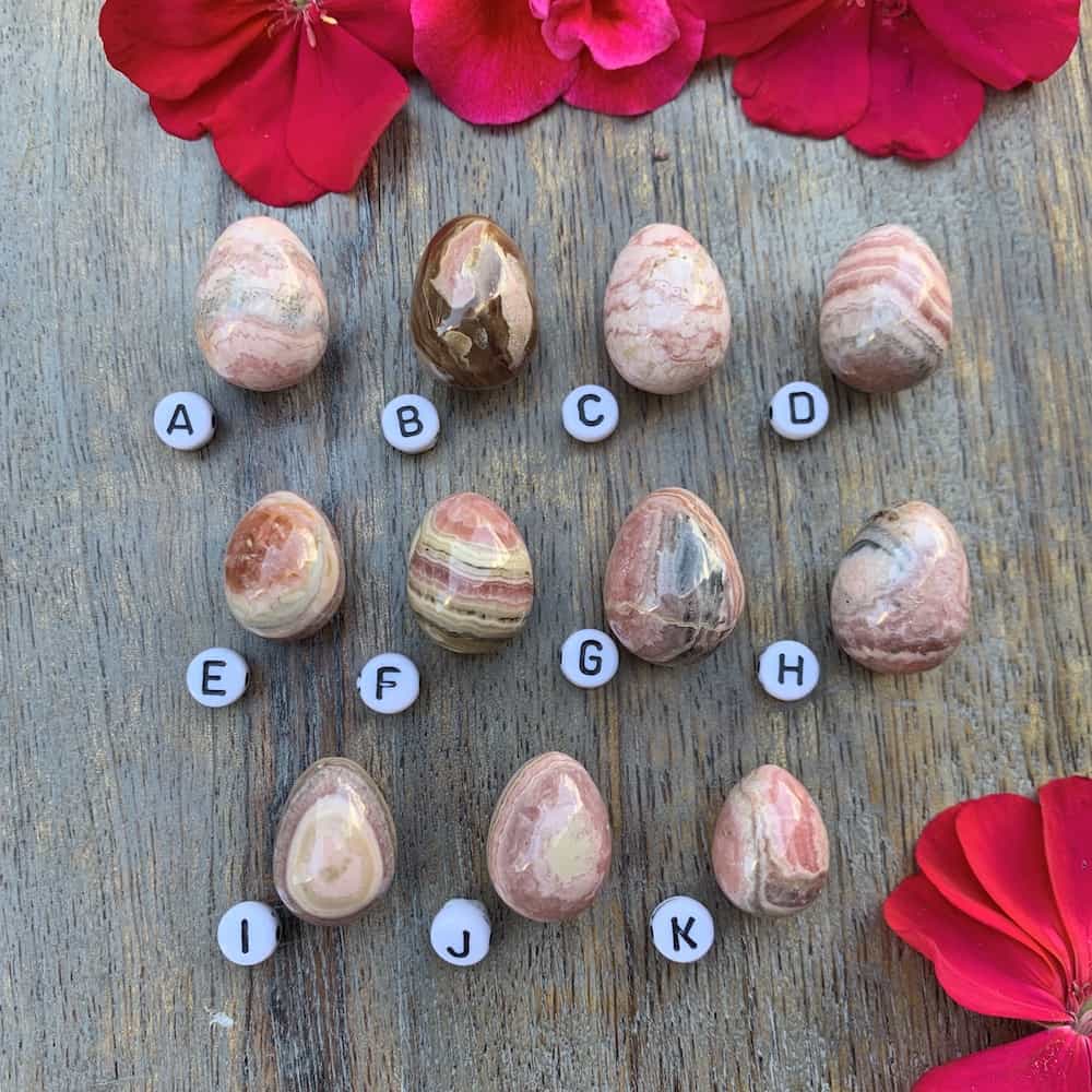 MINI RHODOCHROSITE EGG