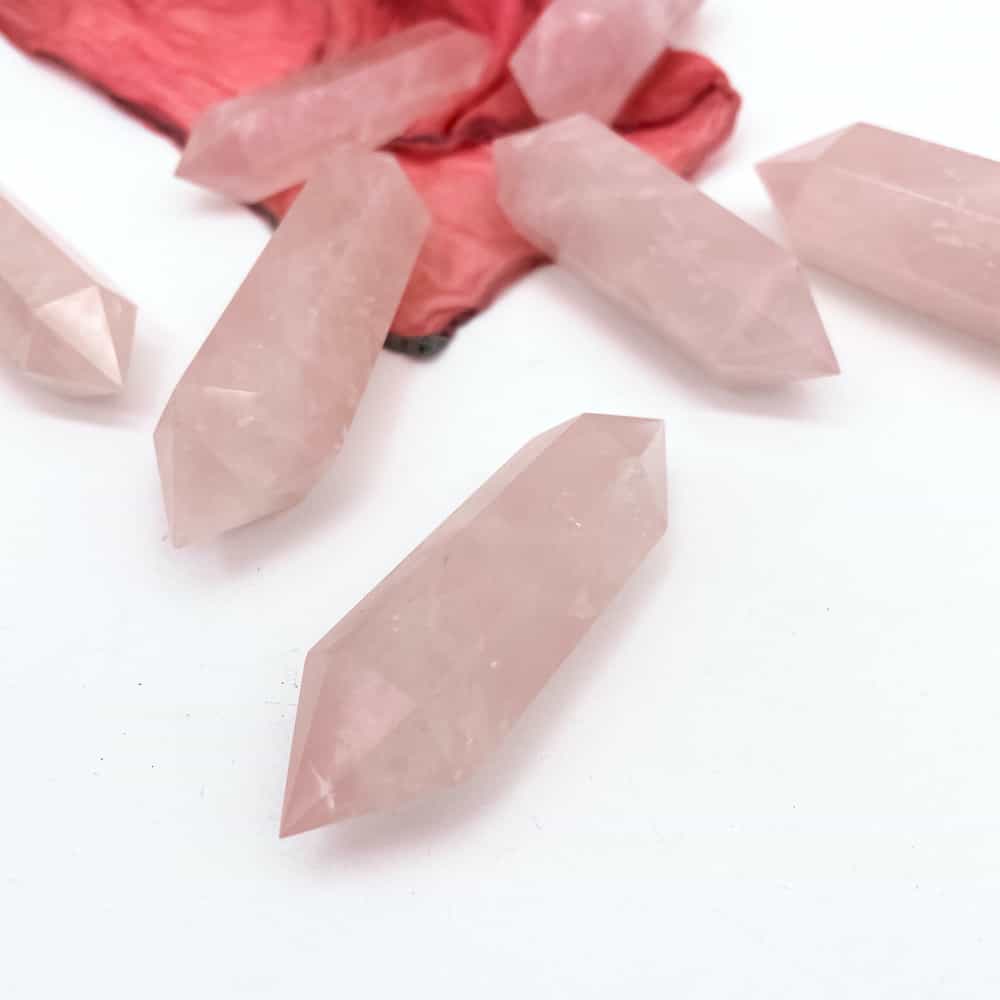 ROSE QUARTZ DOUBLE TERMINATED POINT