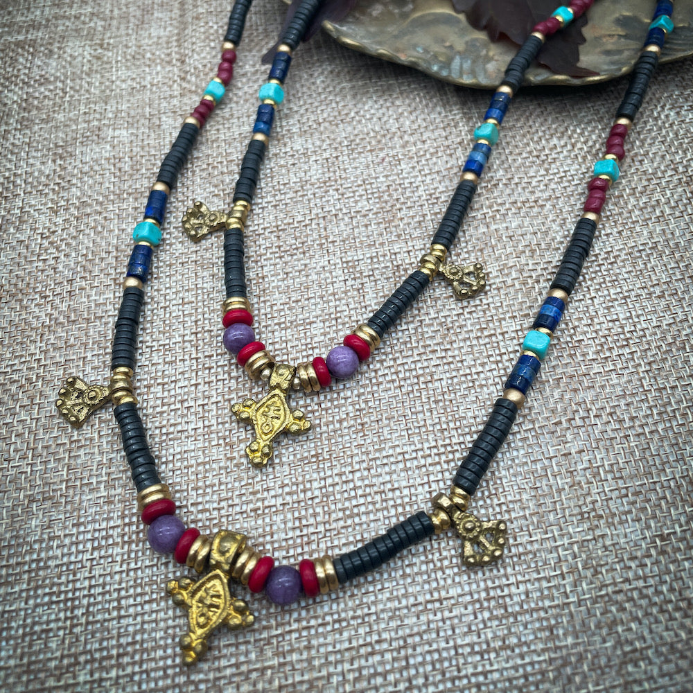 TEMPLE TALISMAN NECKLACE