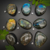 LABRADORITE PALM STONE