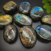 LABRADORITE PALM STONE