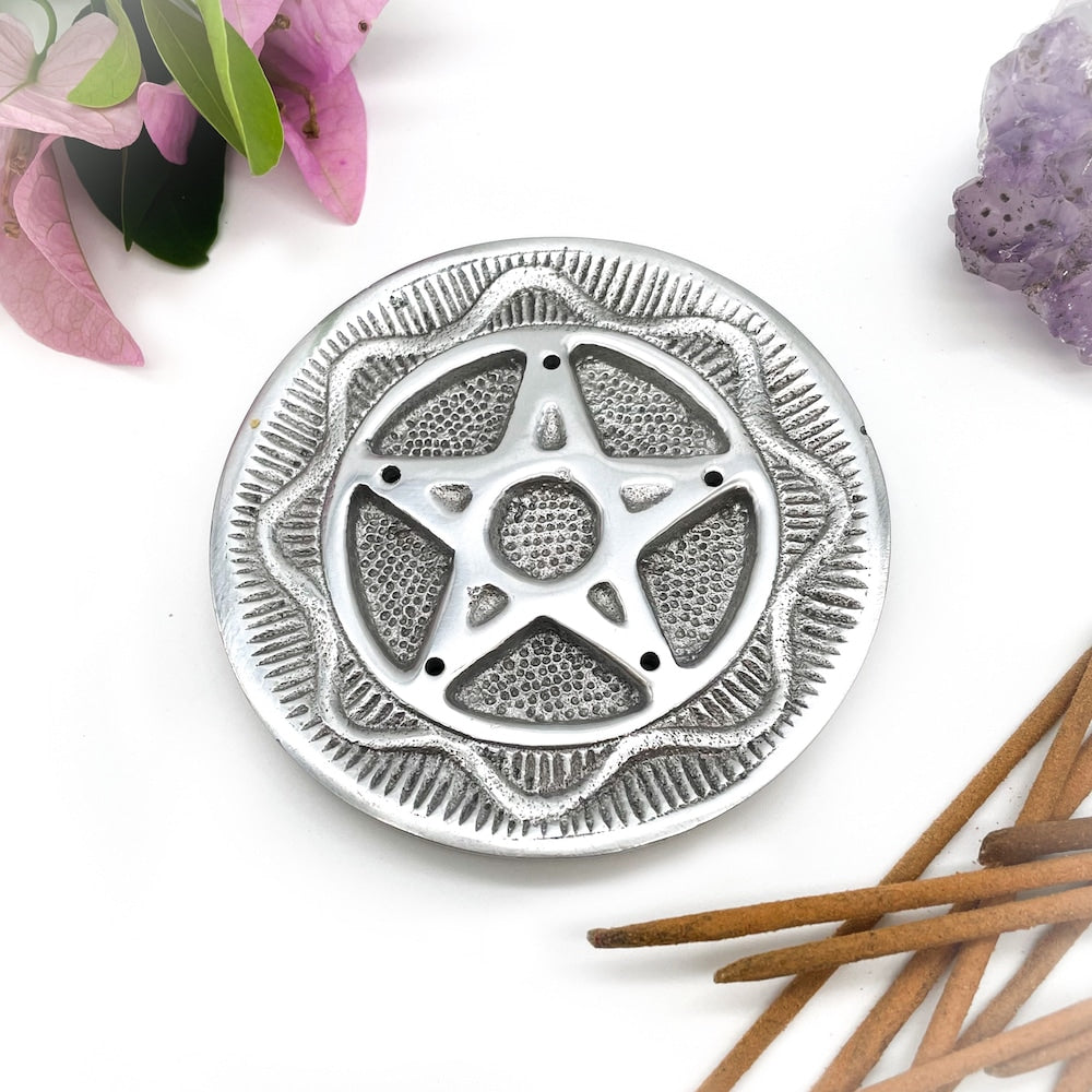 PENTACLE INCENSE PLATE