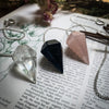 Crystal Pendulums Clear Quartz Black Obsidian Rose Quartz 