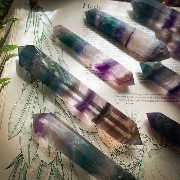 Fluorite Crystal Double Terminated Points
