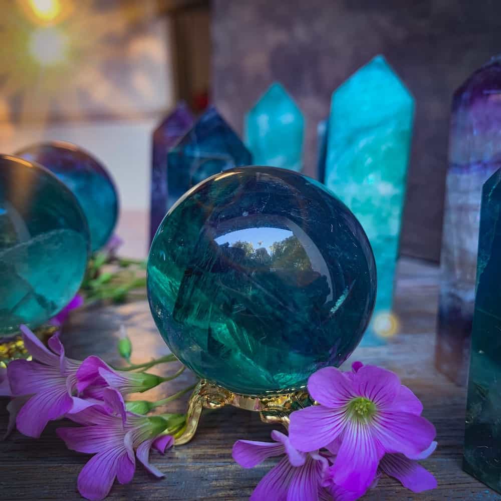 Teal fluorite hot sale