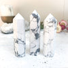 Howlite Crystal Standing Polished Points