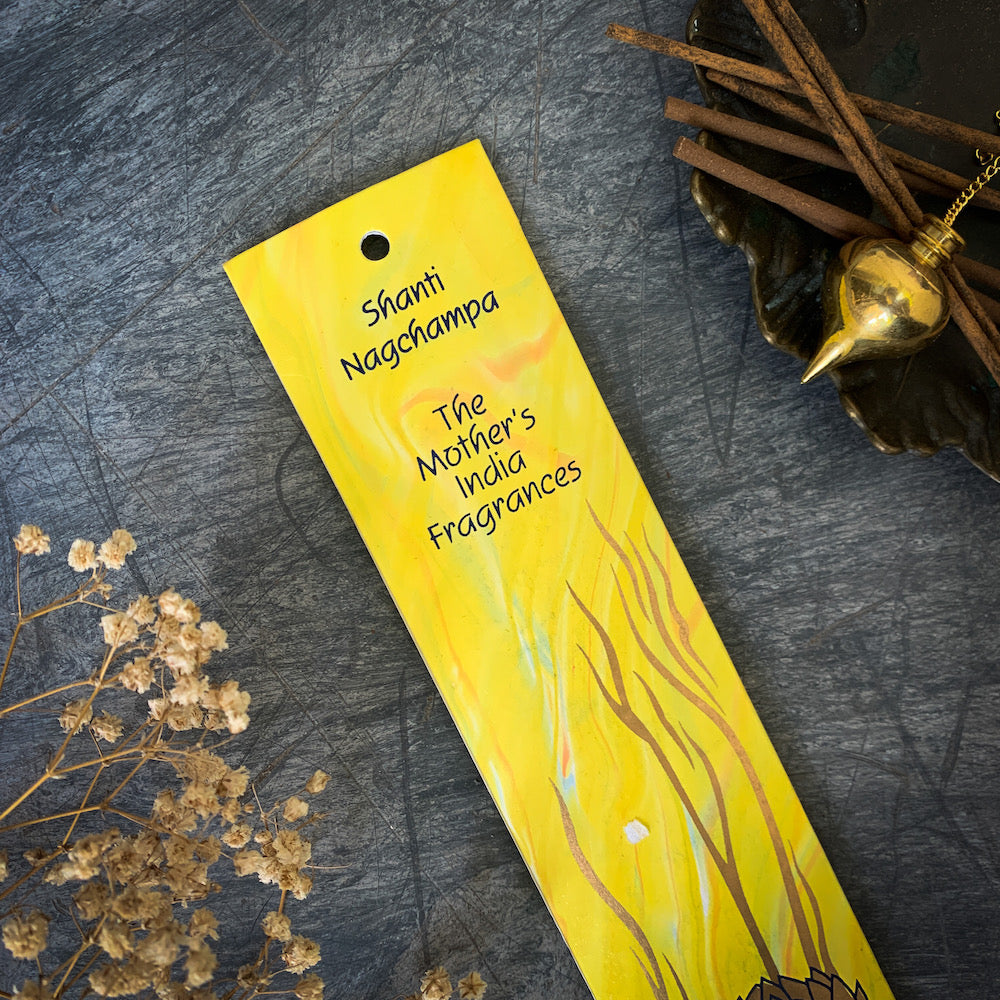 The Mother's India Shanti Nagchampa Incense Pack