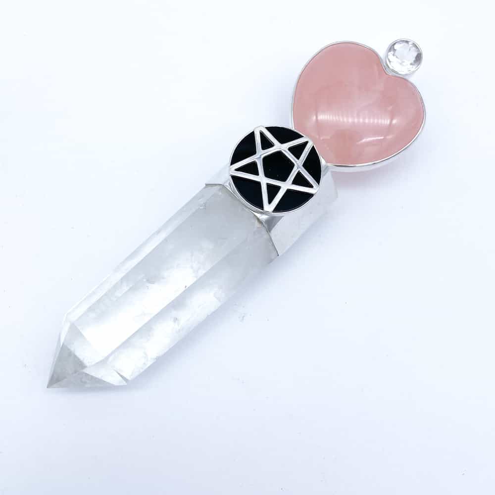 STERLING SILVER PENTACLE WAND