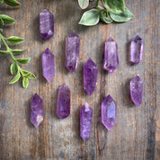 Amethyst Double Terminated Points Cinnabar Soul