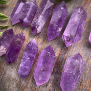 Amethyst Double Terminated Points Cinnabar Soul