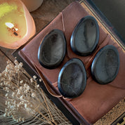 SHUNGITE THUMB STONE